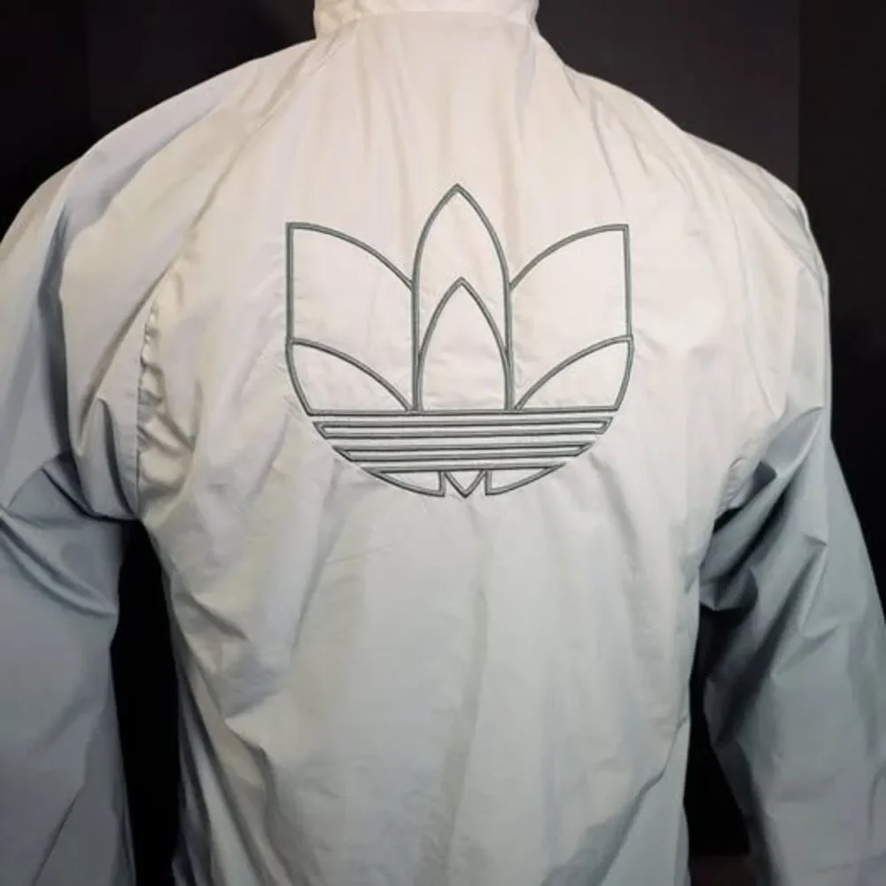 Men Adidas Jacket Adicolor 3-D Gradient Trifoil Prime Green Size Small Rare